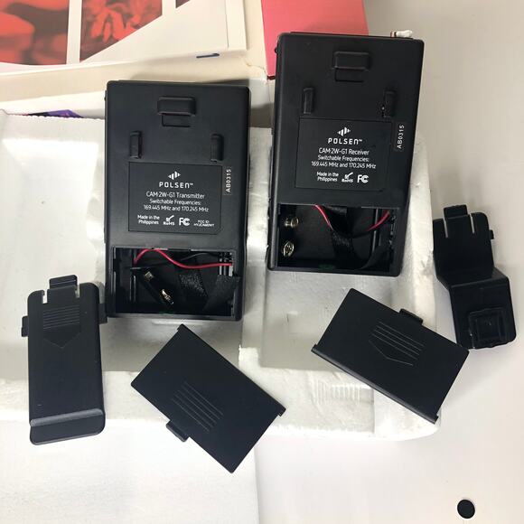 Polsen Camera Mountable VHF Wireless System CAM-2W-G1 FM - Picture 3 of 11